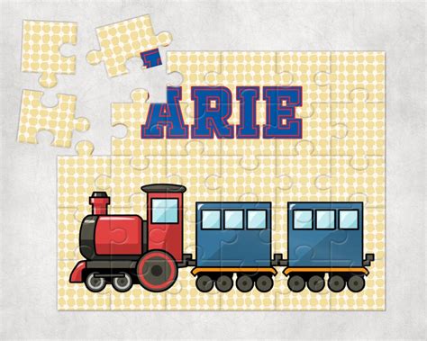 Train – Kids Puzzle – Hugs, Mugs & More