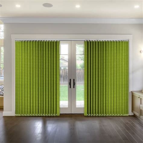 100 % Polyester Green Vertical Blinds at Rs 500/square meter in New ...