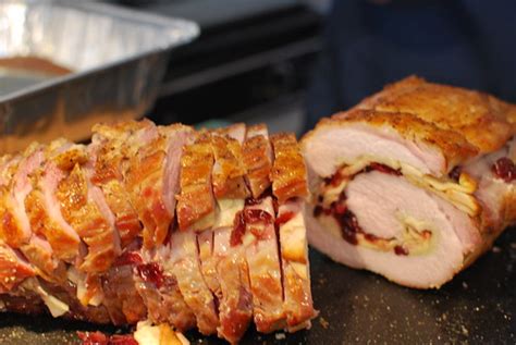 Pork loin stuffed with apples and cranberries | Patrick Herbert | Flickr