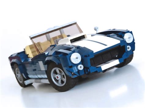 One Set MOC LEGO 10265 Ford Mustang : Cobra Roadster - HelloBricks