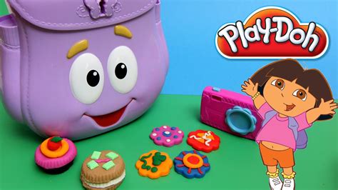 Play Doh Dora The Explorer Backpack & Boots Christmas Season Dora La Exploradora Mochila Botas ...