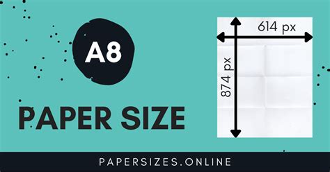 A8 Size In Pixels - Paper Sizes Online