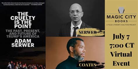 Virtual Event - Adam Serwer & Ta-Nehisi Coates - Magic City Books