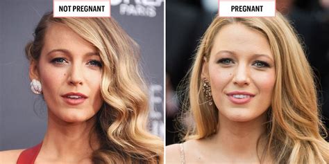 Celebrities When Pregnant versus Not - Pregnancy Glow Photos