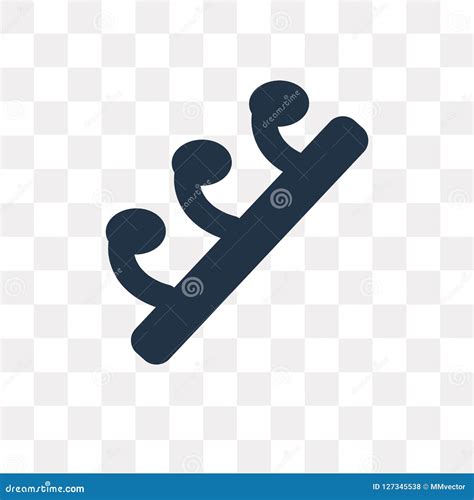 Thirty Second Note Rest Vector Icon Isolated on Transparent Back Stock Vector - Illustration of ...