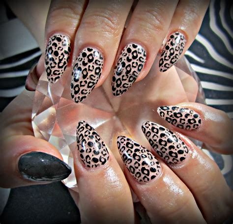 Leopard Print acrylic nails | Nail art designs, Animal print nails, Nail art