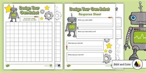 Design Your Own Robot Activity (teacher made) - Twinkl