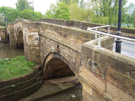 Stamford Bridge, site of the climactic battle in 1066. The original bridge was wood of course ...