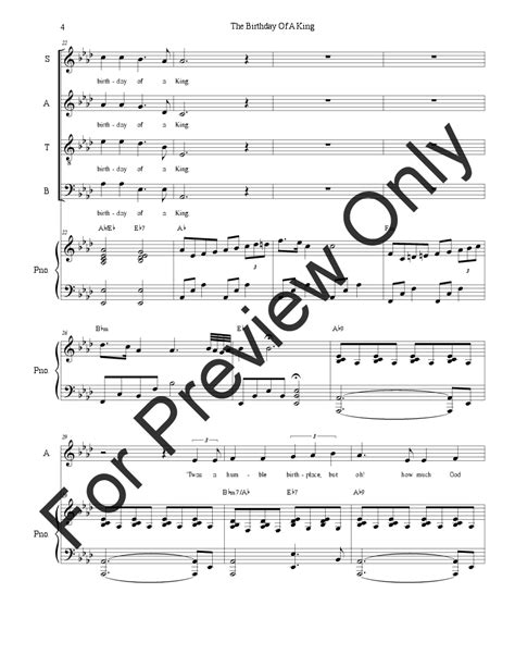 The Birthday Of A King (SATB ) by W.H. Neidl | J.W. Pepper Sheet Music