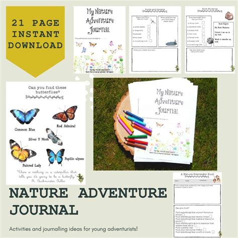 Nature Journal Prompts for Kids - Thimble and Twig