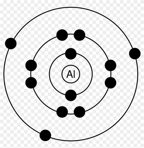 Diagram, Nucleus, Atomic, Model, Atom, Bohr - Bohr Model For Aluminium, HD Png Download ...