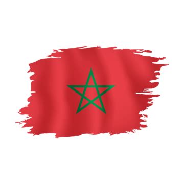 Morocco Flag With Transparent Pole PNG Transparent Images Free Download ...