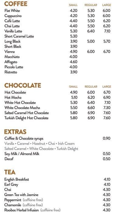 The Coffee Club Menu, Menu for The Coffee Club, Milford, Auckland - Menumania/Zomato