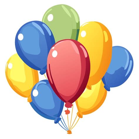 Premium Vector | Happy birthday balloons vector illustration