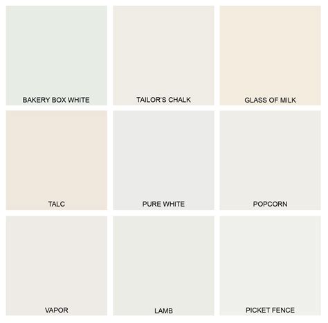 Shades of White: pt 1 | Wall colors, Popular paint colors, White shades of paint