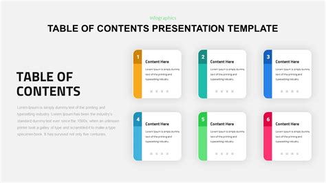 Table Of Contents Template - SlideBazaar