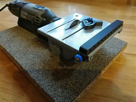 Table saw for Dremel 4000 (with drill bracket Fixed) by oikos - Thingiverse | Dremel, Dremel ...