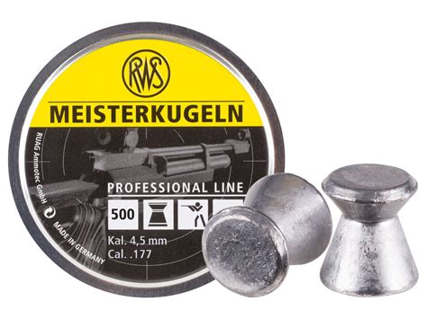 RWS Meisterkugeln .177 Cal, 8.2 gr - 500 ct | Airgun Depot