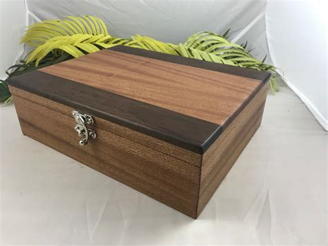 Large Handcrafted Keepsake Box, Memory Box, Large Wood Box, Free ...