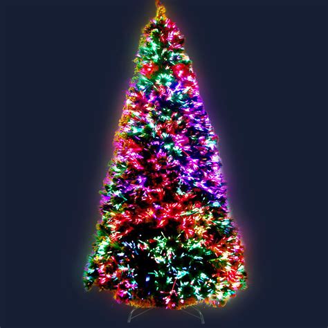 [Brand New] Jingle Jollys 1.8M 6FT LED Christmas Tree Optic Fiber Xmas Multi Colour Lights Fast ...