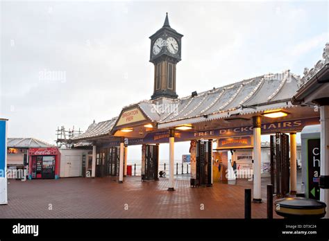 Entrance to Brighton Pier, often called 'Palace Pier' at Brighton ...