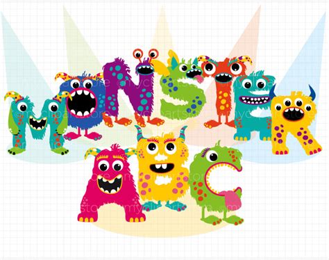 Alphabet clipart monster, Picture #2261861 alphabet clipart monster