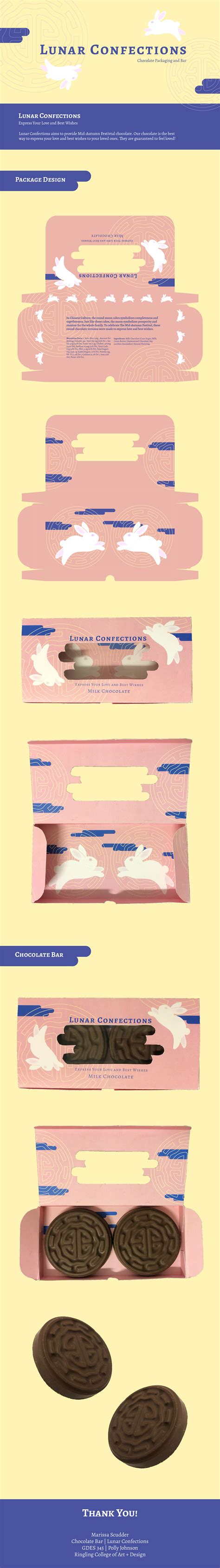 Chocolate Bar - Lunar Confections on Behance