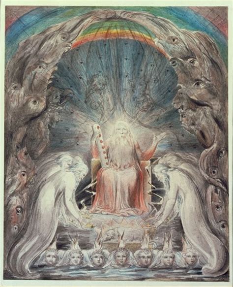 The Four and Twenty Elders Casting their Crowns before the Diving Throne by William Blake - Art Fund