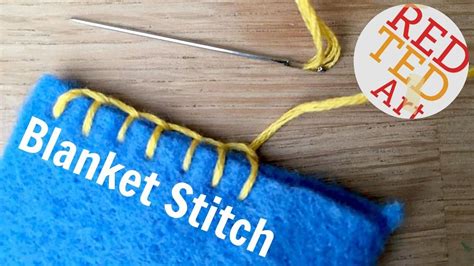 Blanket Stitch How To - Basic Sewing (Embroidery & Hand Sewing ...