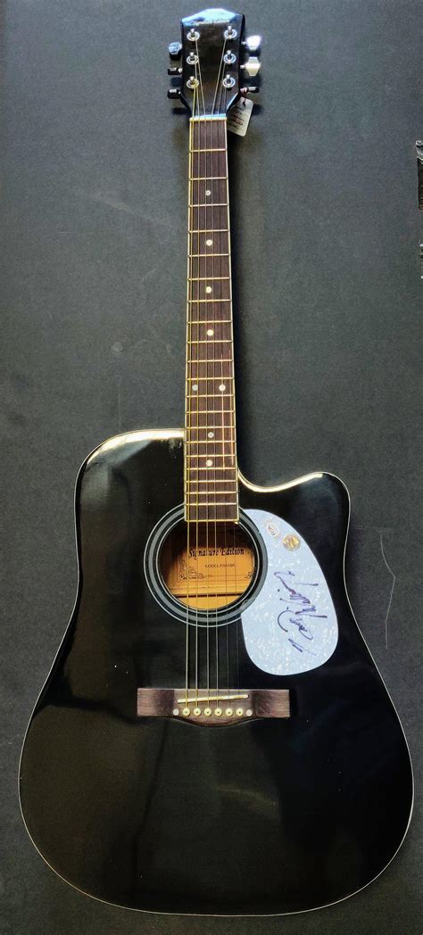 Charitybuzz: Hank Williams Jr. Hand-Signed Signature Acoustic Guitar ...