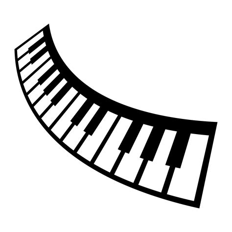 Piano Keyboard Svg Piano Svg Piano Keyboard Clipart Piano Etsy ...