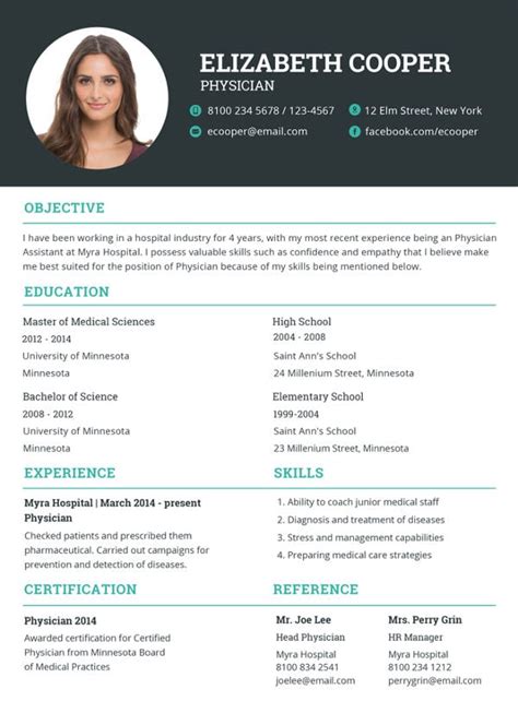 Medical Resume Format Pdf : Medical Assistant Resume Samples - Download Free Templates in PDF ...