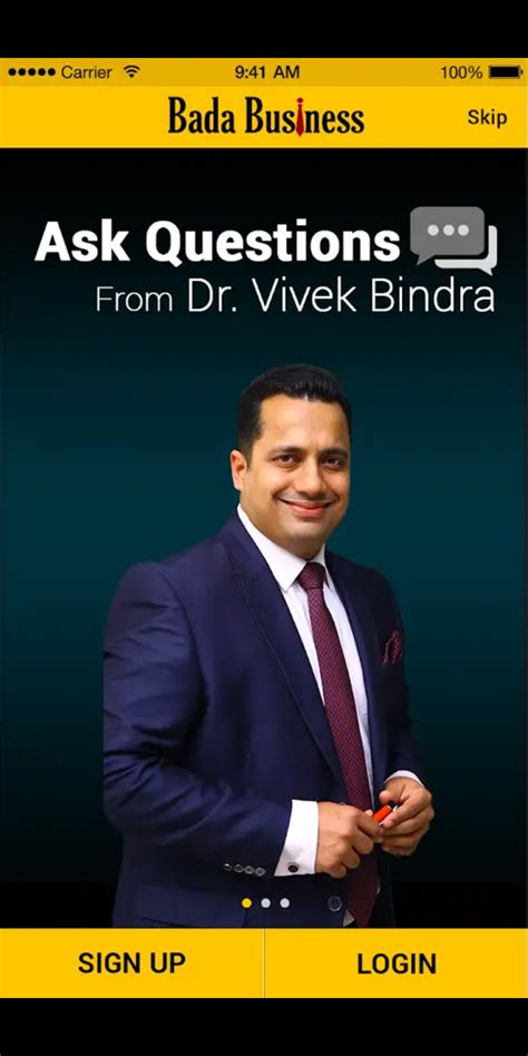 Vivek Bindra Bada Business App