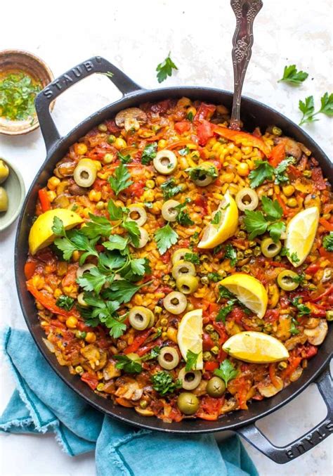 Vegetarian Paella - Dishing Out Health