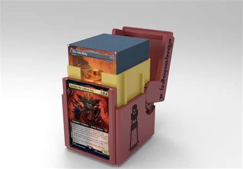 STL file Deck Box Commander MTG LOTR EDH 📦 ・Model to download and 3D print・Cults