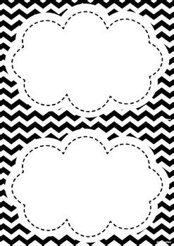 Black and White Classroom Labels {Classroom Decor} by From the Pond