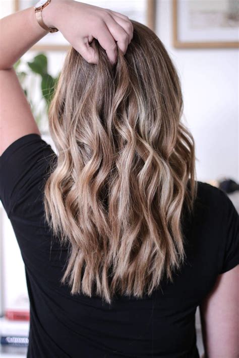 Beach Waves with a Curling Iron Curls For Medium Length Hair, Wavy Curls, Curls For Long Hair ...