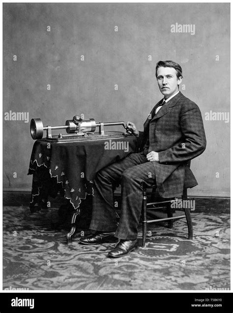 Edison phonograph hi-res stock photography and images - Alamy