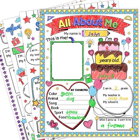 All About Me Poster Printable