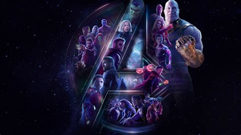 1366x768 Avengers Infinity War All Superhero And Villain Poster Artwork ...