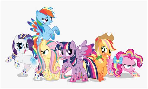 Rainbow Power Ponies - My Little Pony Power, HD Png Download ...