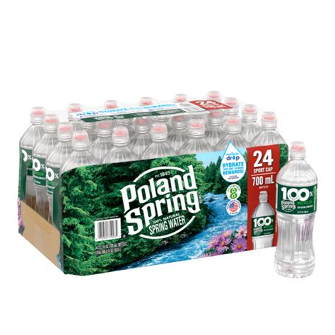 Poland Spring® Bottled Water | Sport Cap 700ml 24-Pack | ReadyRefresh