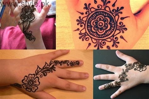 Eid Special: Latest Mehndi Designs 2016 for Kids