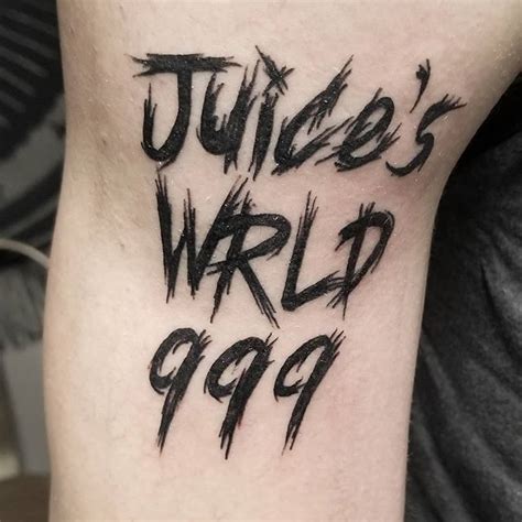 Juice Wrld inspired tattoo in 2022 | Hand tattoos for guys, Simplistic tattoos, Tattoo catalog