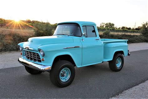 1956 Chevrolet 4WD Pickup; Lifelong CA Truck; 350ci V8; 4 Speed With Overdrive; A/C - CLASSIC ...