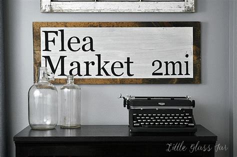 DIY Flea Market Sign