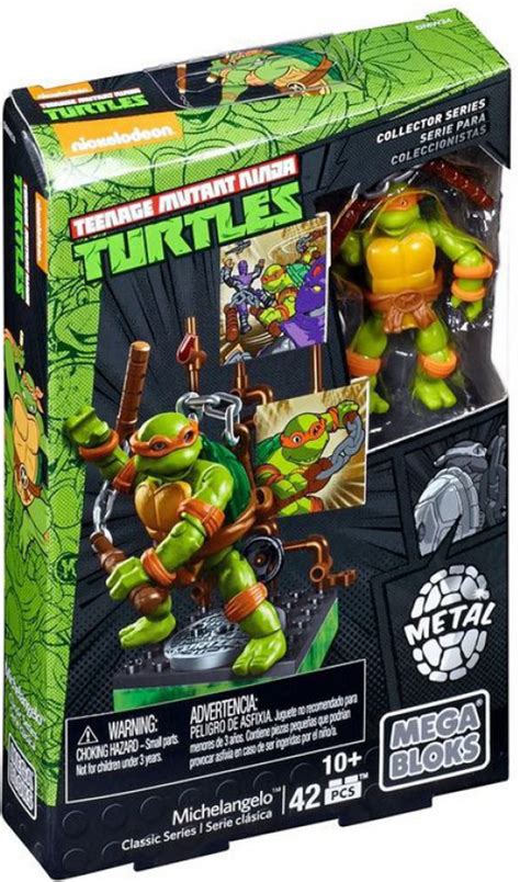 Mega Bloks Teenage Mutant Ninja Turtles Collector Michelangelo Mini ...