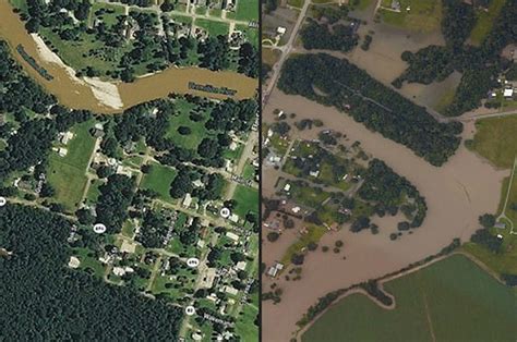 Before And After: Historic Flooding Devastates Louisiana Communities