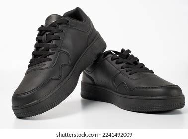 Black Shoes Isolated On White Background Stock Photo 2241492009 ...