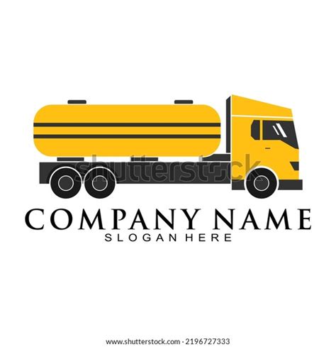 Yellow Truck Illustration Vector Logo Stock Vector (Royalty Free ...